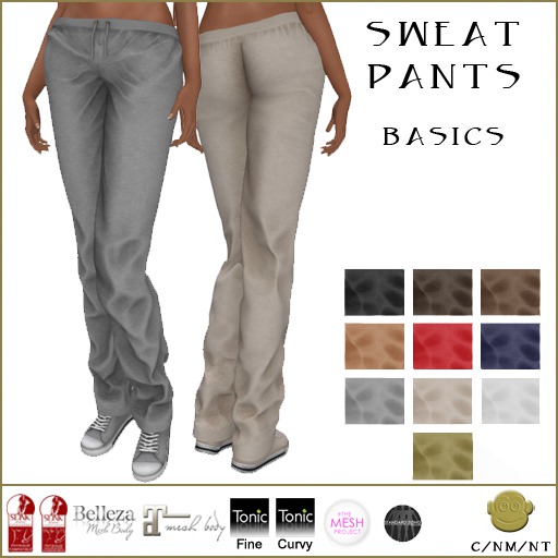 BM Sweat Pants Basics DEMO