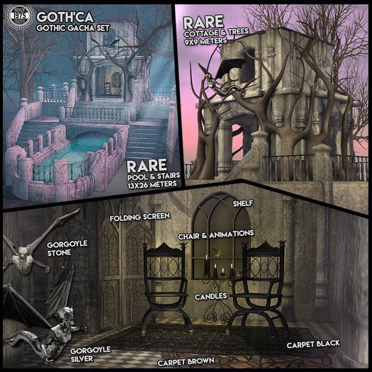 [Since1975]Goth'ca- Gorgoyle (Silver)