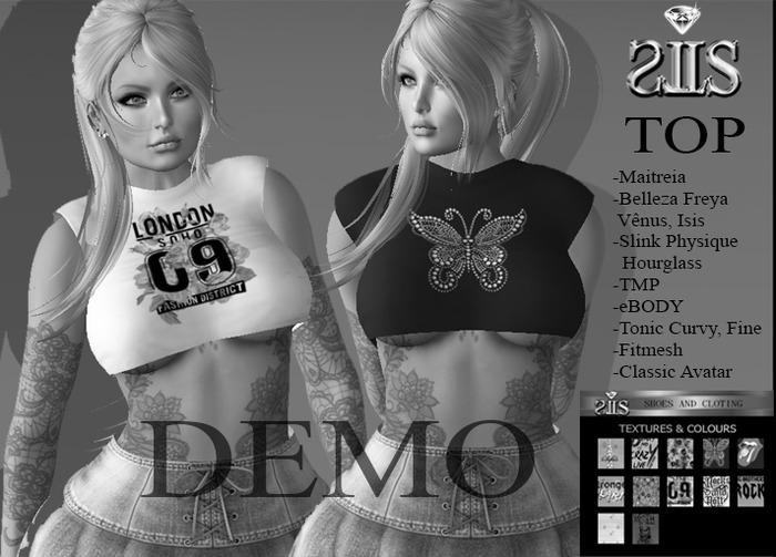 :;;LS DIAMOND TOP JULIETTE  DEMO