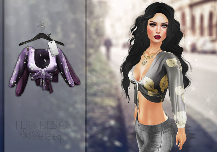 Vera Top Purple