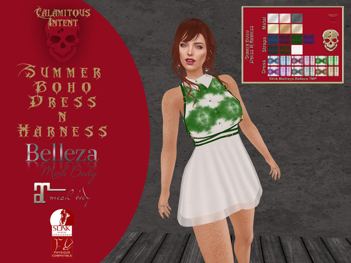 *CI* Summer Boho Dress & Harness (Add Me)