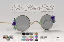 EarthStones Eyeglasses - The Flower Child - Gypsy Garden