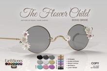EarthStones Eyeglasses - The Flower Child - Boho Bride