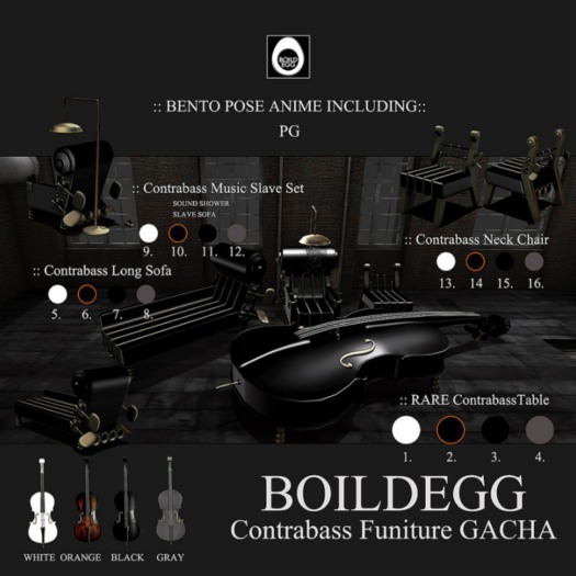 BOILDEGG:10:OR:ContrabassMusicSlaveSet PG[BOX]