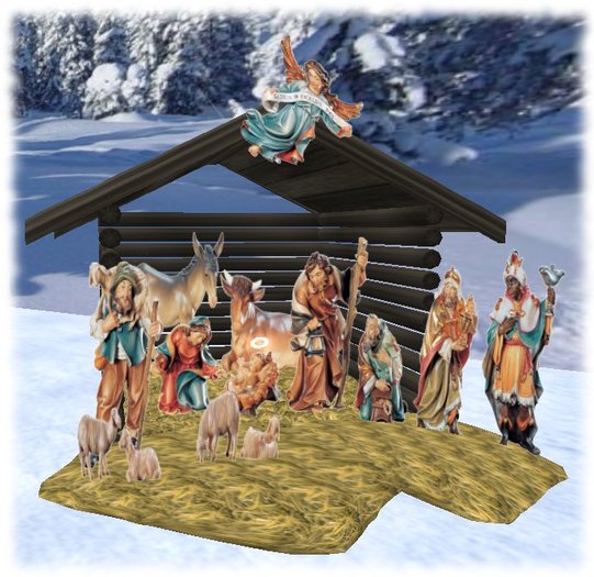 Christmas Crib / Weihnachtskrippe / Nativity Scene