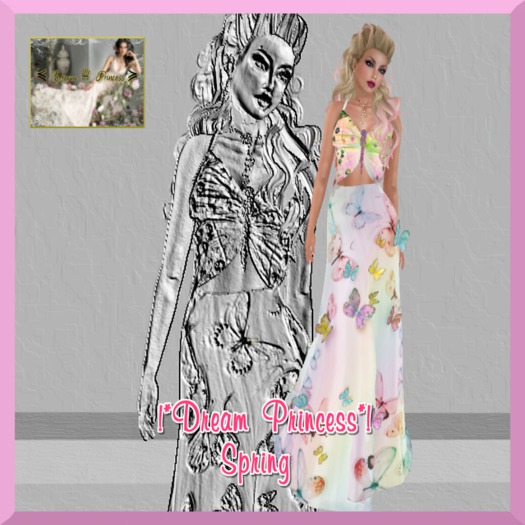 !*Dream Princess*!  Spring Gown                          (bag)