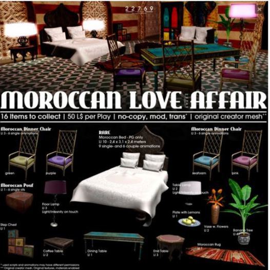 22769 ~ [bauwerk] Moroccan Bed - RARE