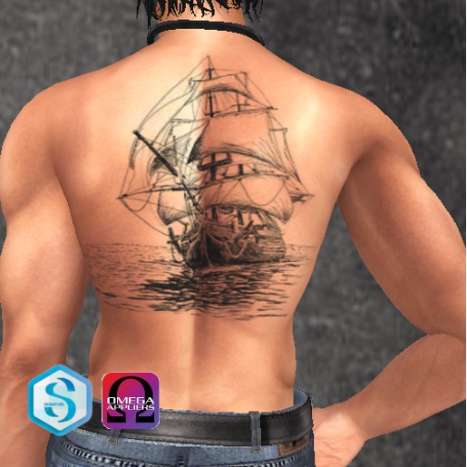 Lobo's Tattoo bateau (dos)