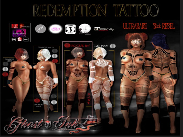 Ghost'Ink ::REDEMPTION :: RED ROGUE (Full RARE )