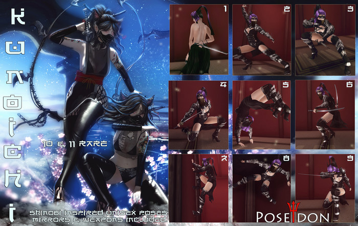 Poseidon Kunoichi 10 + 11 RARE