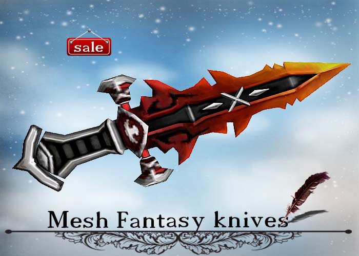 Mesh Fantasy knives (M&T)  v. 12