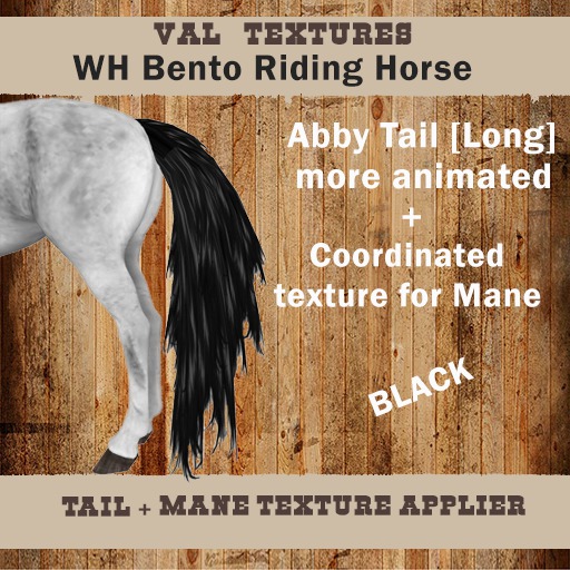 >VAL< WH Abby Tail [Black] -Box