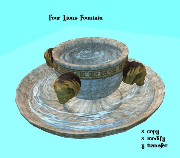 Four Lions Fountain box