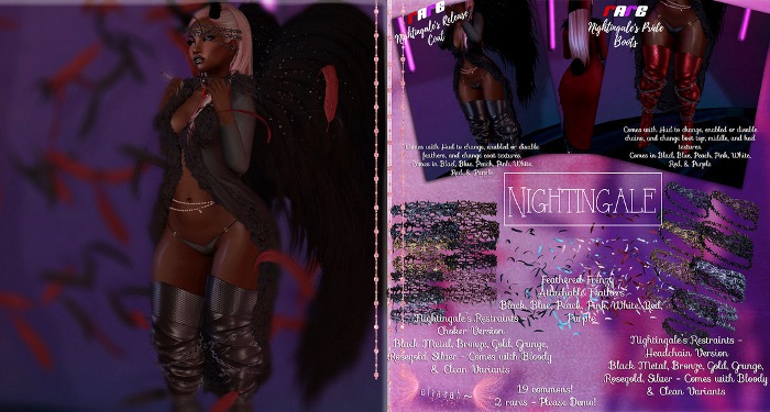 Eliavah ~ Nightingale's Restraints [CHOKER ROSEGOLDS]