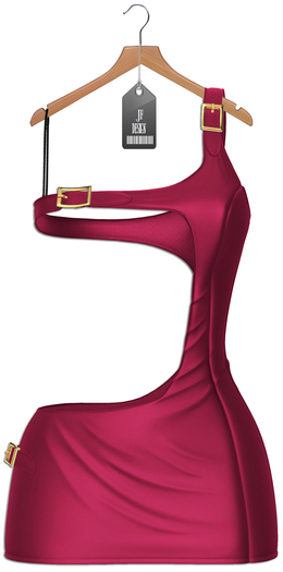 JF Design"Anna"[Maitreya/Belleza] Mini Dress - Fuchsia