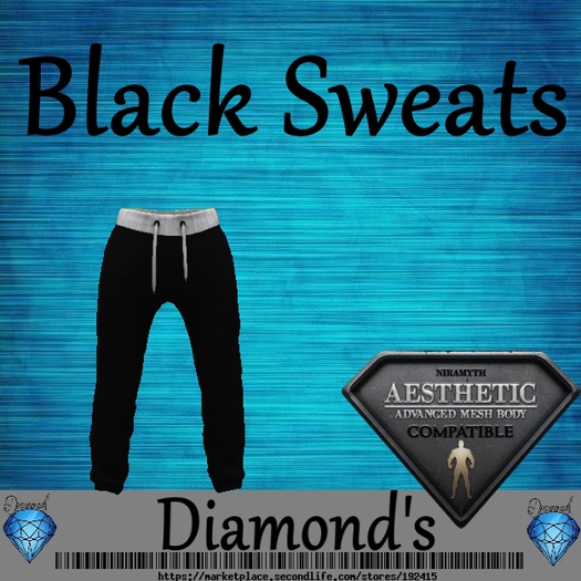 Black Sweats {Aesthetic}