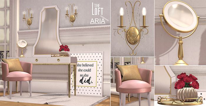 The Loft & Aria - Lainey Vanity Set