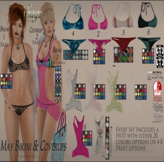 Sage- May Coverup #4 Bikini Cover-Up