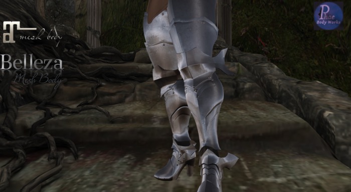 PBW Fantasy Medieval Armored Boots Greaves Kupra Nana Fitness Lara Freya Belleza