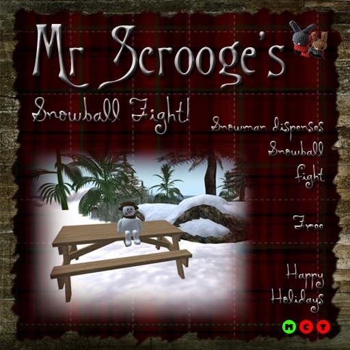 Mr Scrooge's Snowball Fight