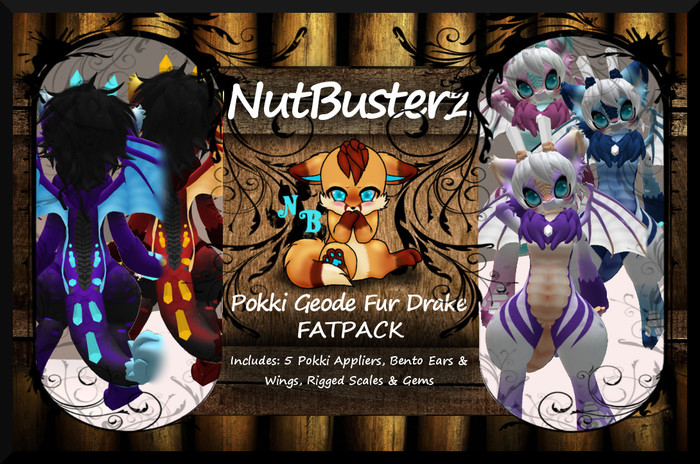 {NB} Pokki Geode Fur Drake FATPACK (Boxed)