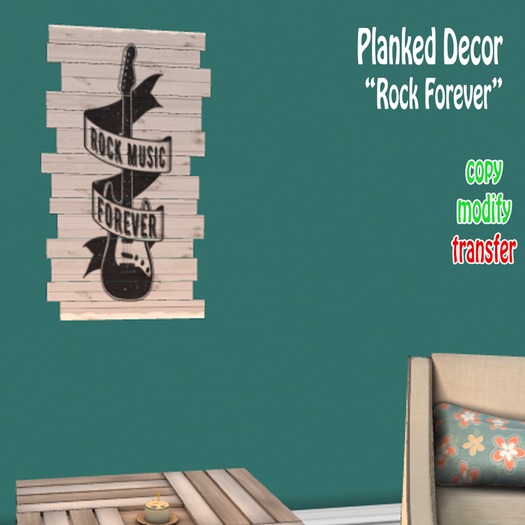 [AmHun] Planked Decor - Rock Forever