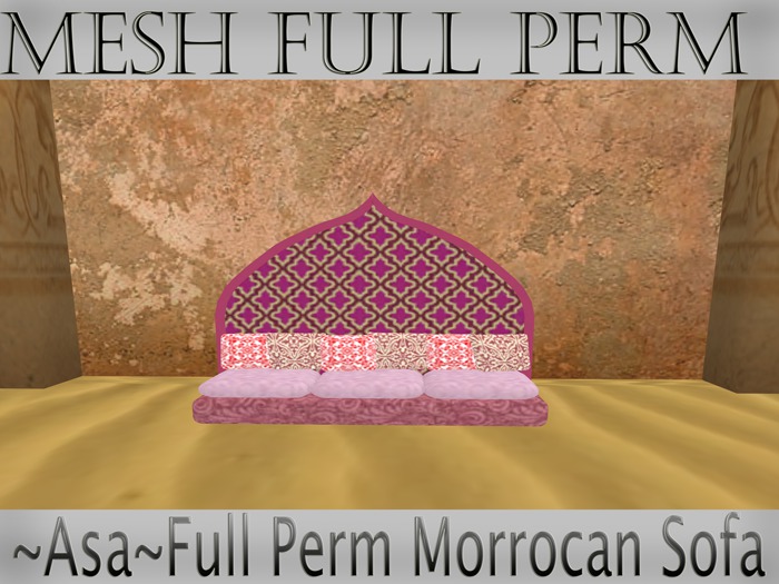 ~ASA~Full Perm Morrocan sofa Bag