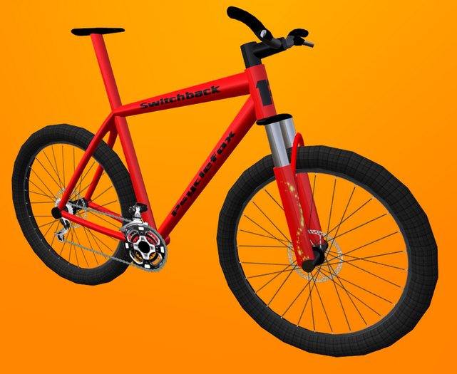 Psyclefox Switchback Mountain Bicycle Red
