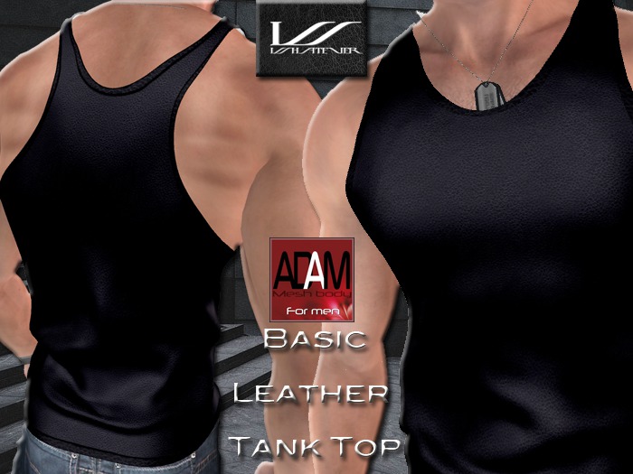 Tank Top Leather Adam by WhatEVer
