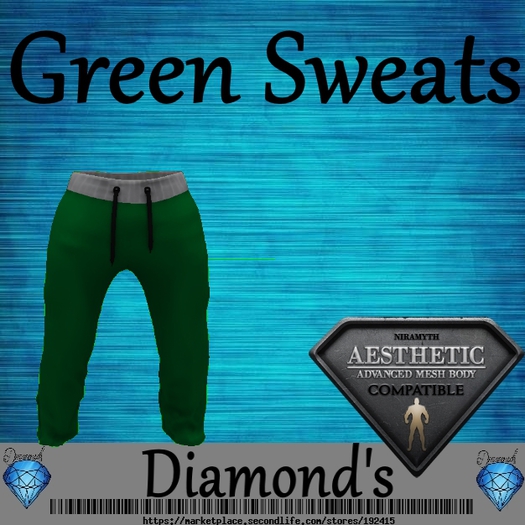 Green Sweats {Aesthetic}