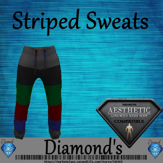 Striped Sweats {Aesthetic}