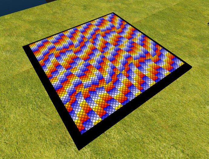 Epic Dance Floor Yellow-Blue Boxed