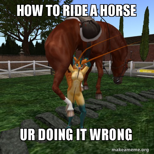 How to ride a water horse