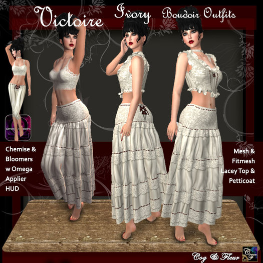 C&F Victoire Boudoir Outfit Ivory