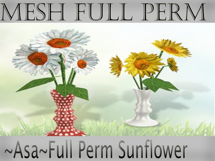 ~Asa~Full Perm Sunflower  Bag