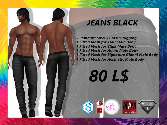 DP_ JEANS BLACK