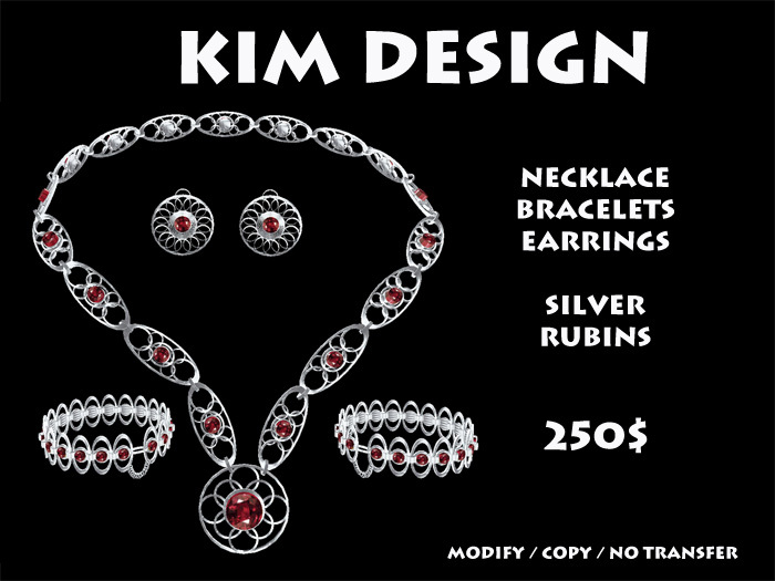 Kim Design -  collection silver Rubin