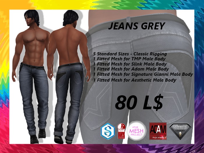 DP_ JEANS GREY