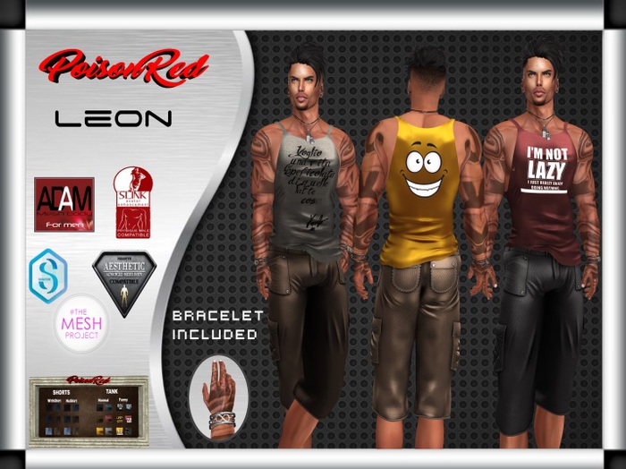 PoisonRed-Leon "Complete Outfit for Man"