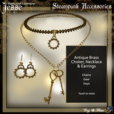 C&F Jesse's simple Steampunk Jewelry Set