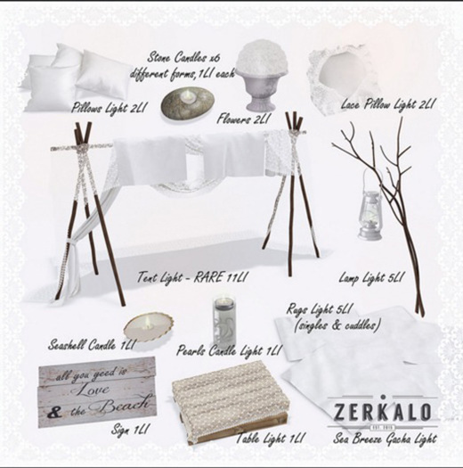 [ zerkalo ] Sea Breeze - Pillows Light