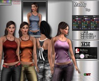 R.F. *Mesh line* MADDY TOP - W/HUD text/change BOX
