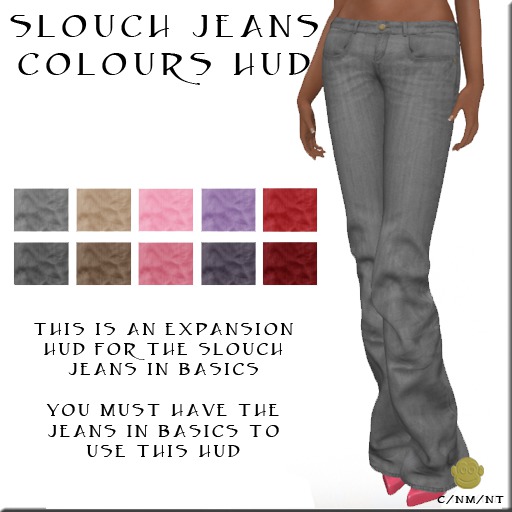 BM Slouch Jeans Colours HUD