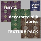 India decorated silk texture pack