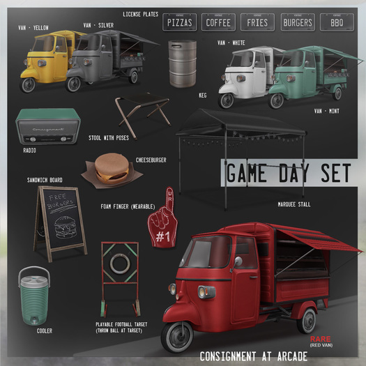 [Con.] Game Day - License plate Fries