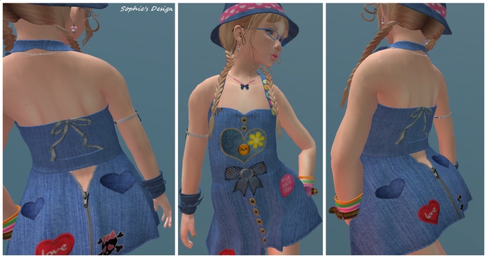 Sophie's SMB/AVI(L) colorful Jeans Dress