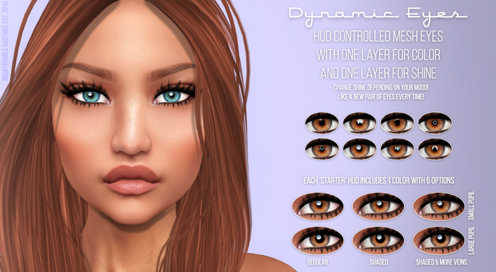 .ID. Dynamic Eyes / Starter HUD / Dark Brown