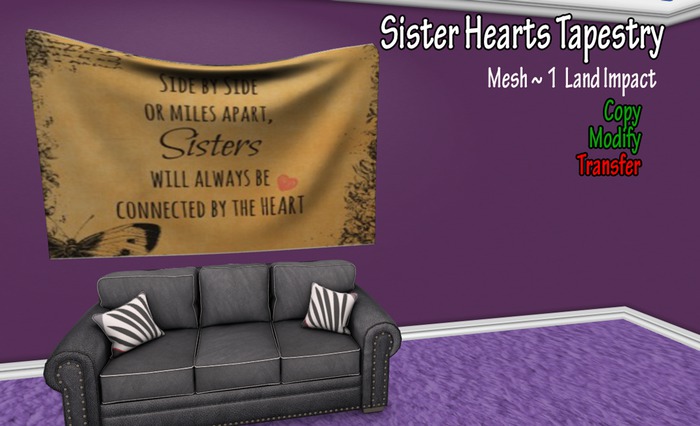 [AH] Tapestry Sister Heart