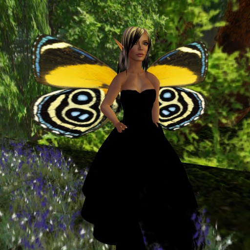 YellowBlueWhite Butterfly Wings V2.0