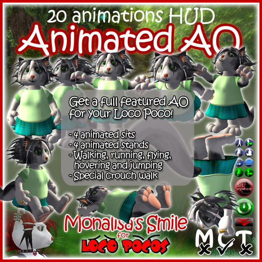 ::Monalisa’s Smile:: The first Loco Pocos AO — Fully featured ZHAO II with 20 animations